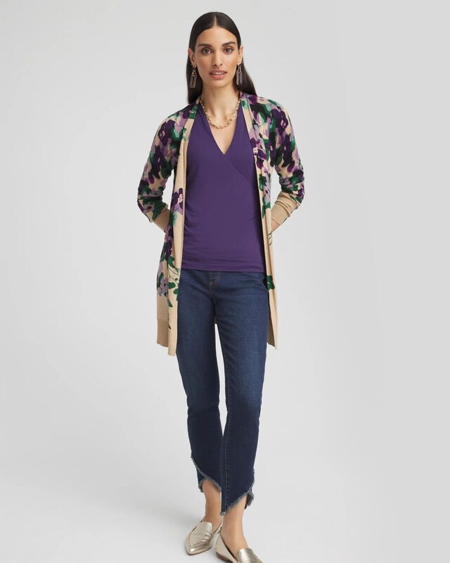 Touch of Cool Surplice Top - image 2